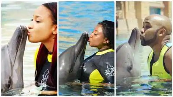 Dolphin kissers! Tonto Dikeh vs Ini Edo vs Banky W